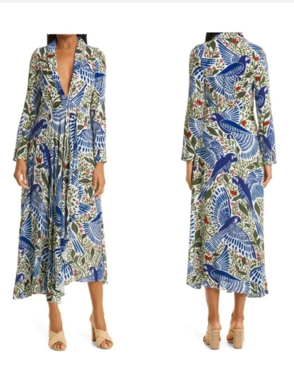 Farm Rio Macaw Flight Dress